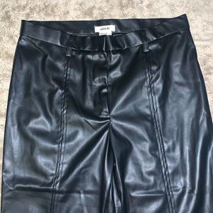 Jason Wu leather slit pants